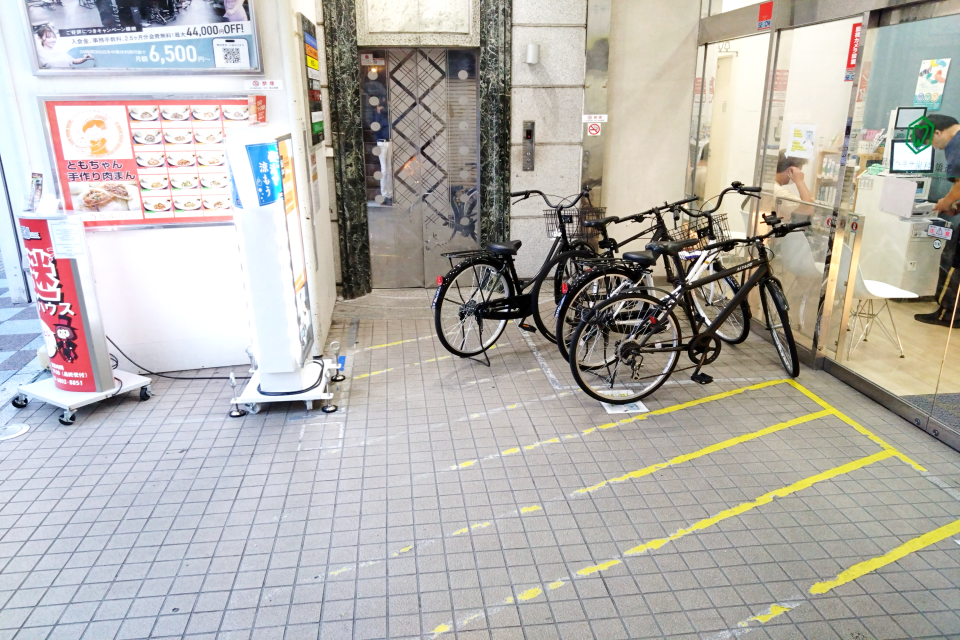 駐輪場も利用可能です
