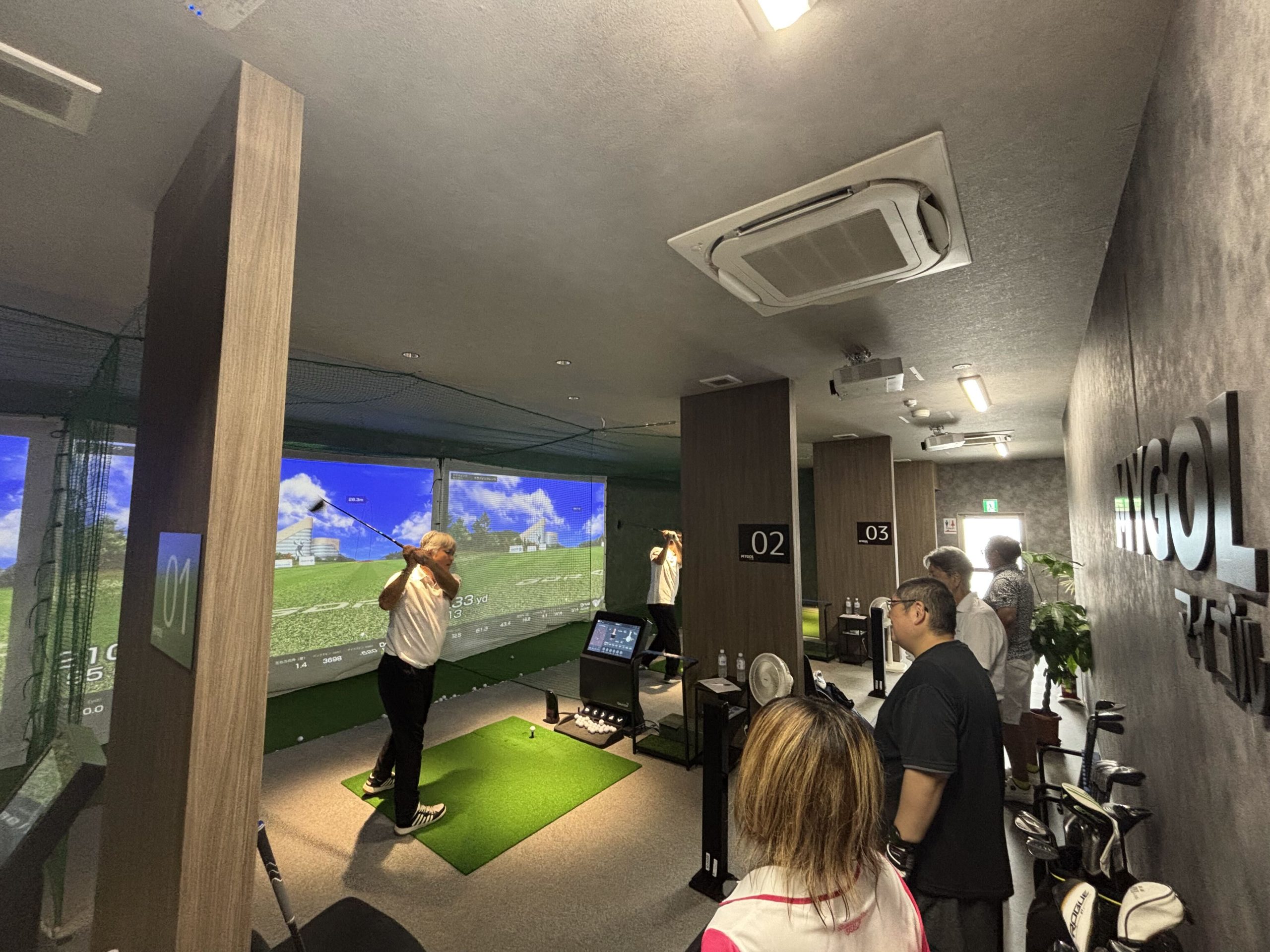 日立大みか店 飛距離アップレッスン開催の様子