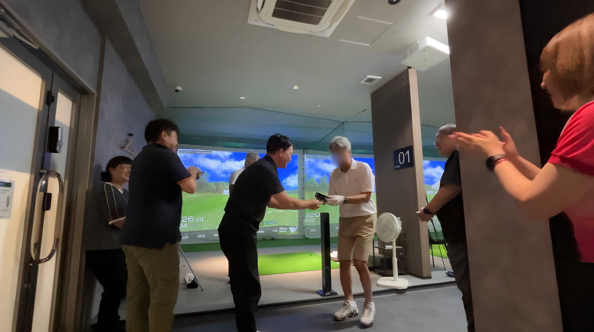 日立大みか店 飛距離アップレッスン開催の様子